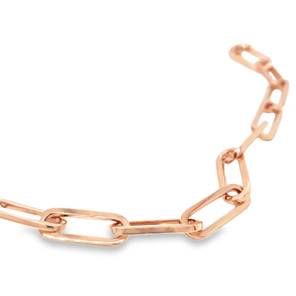 "Armonia" 18K Rose Gold Link Bracelet
