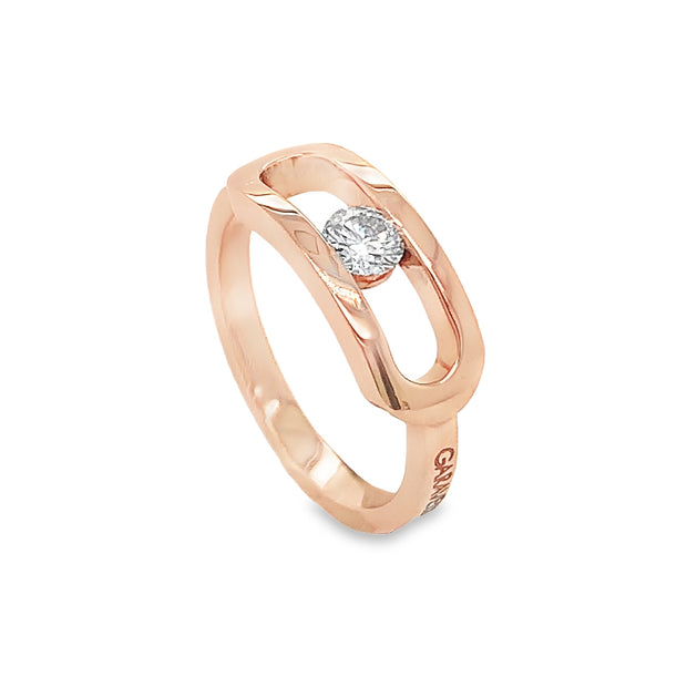 "Armonia" 18K Rose Gold Diamond Ring