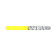 The "Dreamer Ring" 14K Yellow Gold Enamel And Diamonds .24ctw.