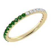 The "Duet" Ring Tsavorite 25ctw. Diamonds .48ctw.