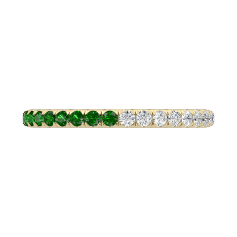 The "Duet" Ring Tsavorite 25ctw. Diamonds .48ctw.