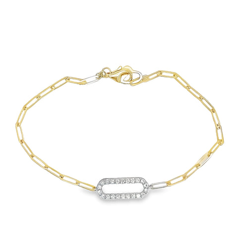 18K Yellow Gold Diamond Bracelet
