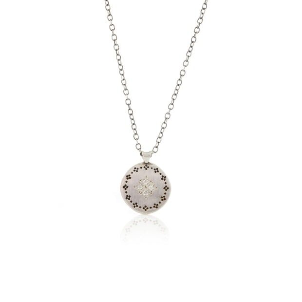 Sterling Silver Diamond Pendant