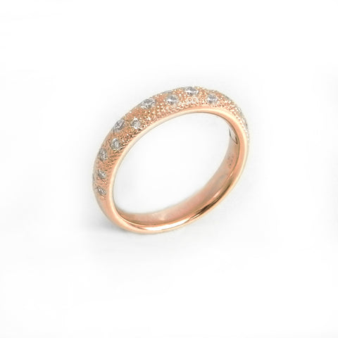 18K Yellow Gold Diamond Band .40ctw