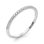 Diamond Half Band In Prong Setting