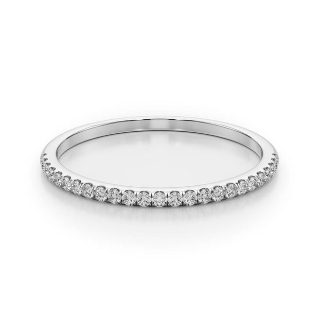 Diamond Half Band In Prong Setting