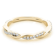 Twisted Rope Diamond Eternity Band