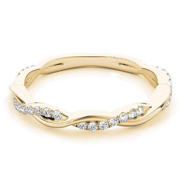 Twisted Rope Diamond Eternity Band