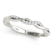 Twisted Rope Diamond Eternity Band