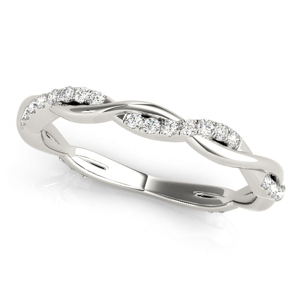 Twisted Rope Diamond Eternity Band