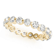 Diamond Single Shared Prong Eternity Band