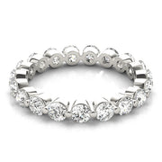 Diamond Single Shared Prong Eternity Band